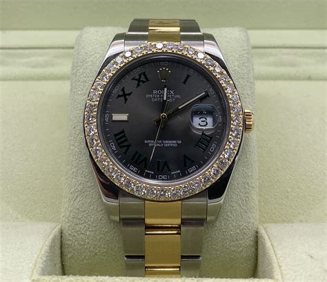 rolex datejust 41 bezel|authentic rolex diamond bezels.